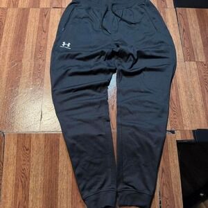 Under Armour Black Cold Tech Retro Sportswear Sweatpants Jogger Medium